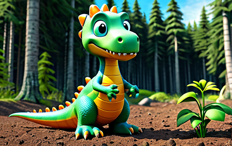 고고다이노와 공룡 캐릭터 산업 - Gogodino Adventure Team**

"A group of friendly, colorful dinosaurs, designed in a cartoon style (Go...