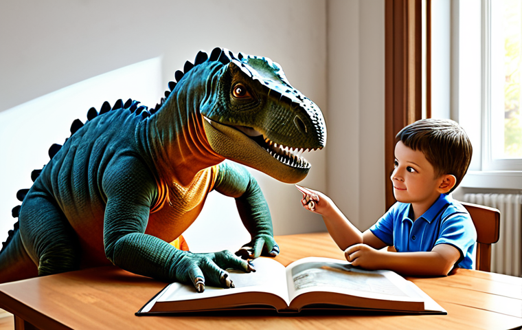 고고다이노와 공룡 캐릭터 산업 - Gogodino and the Environment**

"A cute Gogodino-style dinosaur is planting a small tree seedling. T...