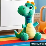 고고다이노를 본 어린이 연령대 분석 - **Prompt for Age Group 0-2 Years (Infant/Early Walker):**
    "A cheerful baby, approximately 12-18 ...